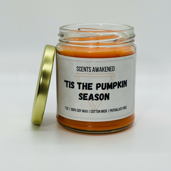 7 OZ Soy Pumpkin Chai Candle - Picture 2 of 3